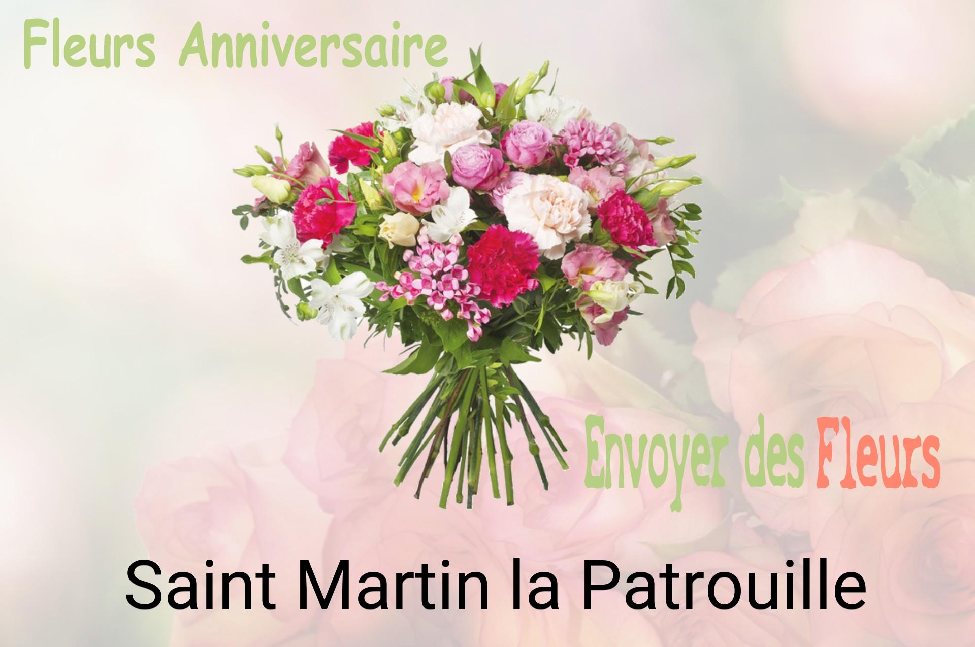 Bouquet de fleurs d’anniversaire livré à Saint-Martin-la-Patrouille