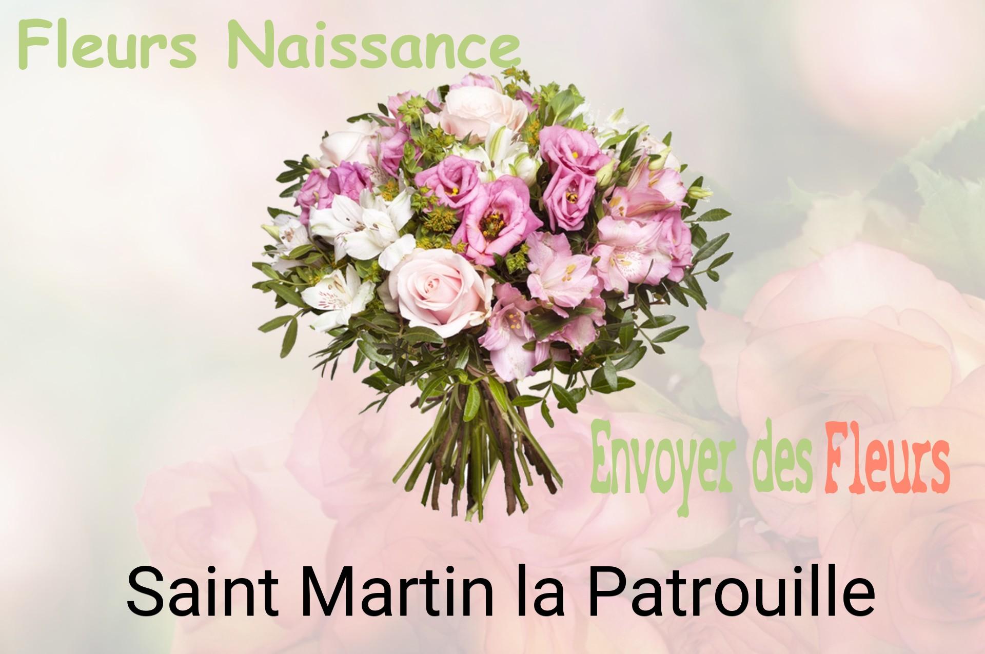 Bouquet de fleurs de naissance livré à Saint-Martin-la-Patrouille