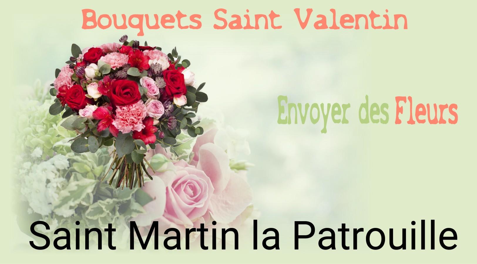 Roses de Saint-Valentin livrées à Saint-Martin-la-Patrouille